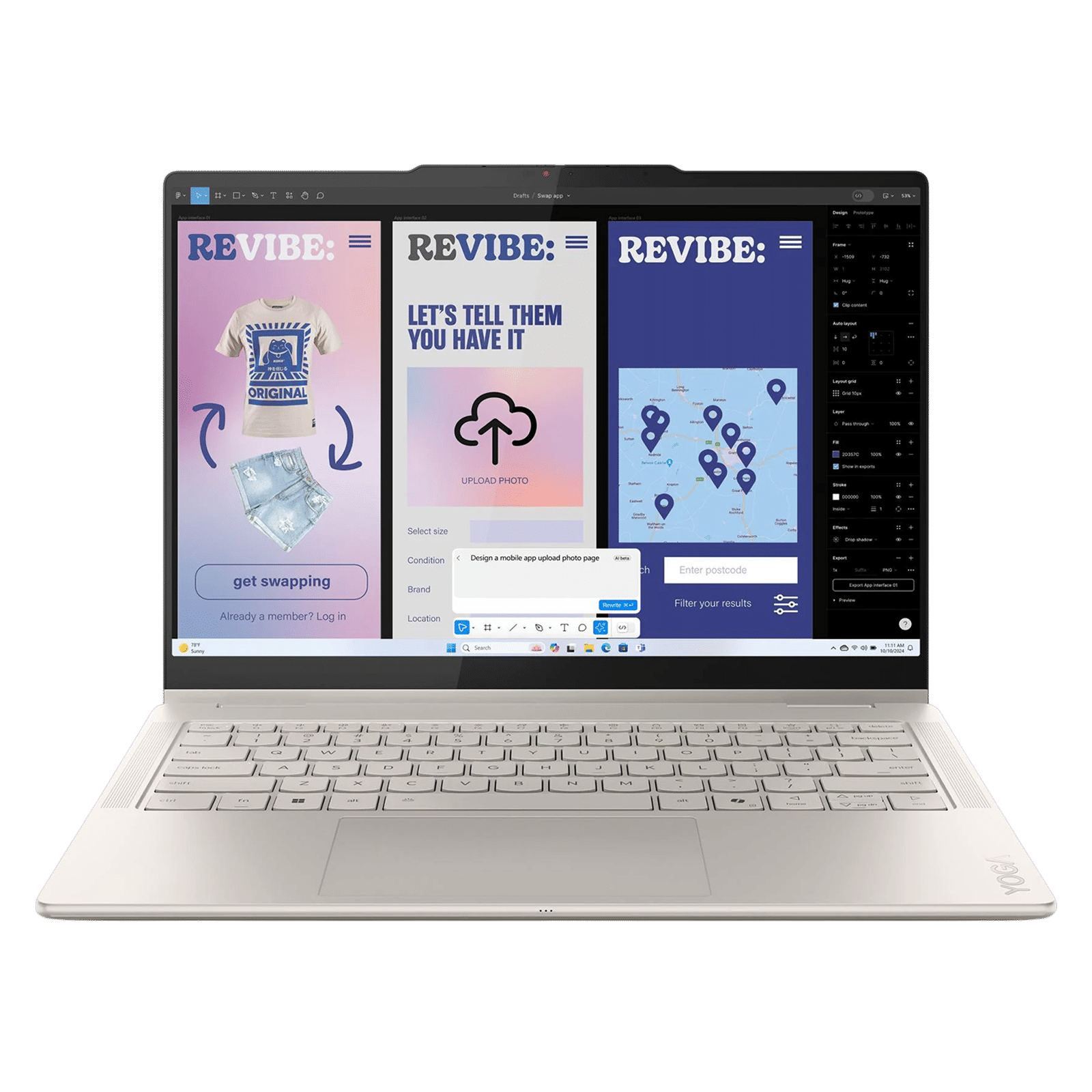 Lenovo Yoga 7 14ILL10 Intel Core Ultra 7 Touchscreen 2-in-1 Laptop (32GB, 1TB SSD, Windows 11 Home, 14 inch 2.8K WQXGA Plus OLED Display, MS Office 2024, Seashell, 1.38 KG)_16