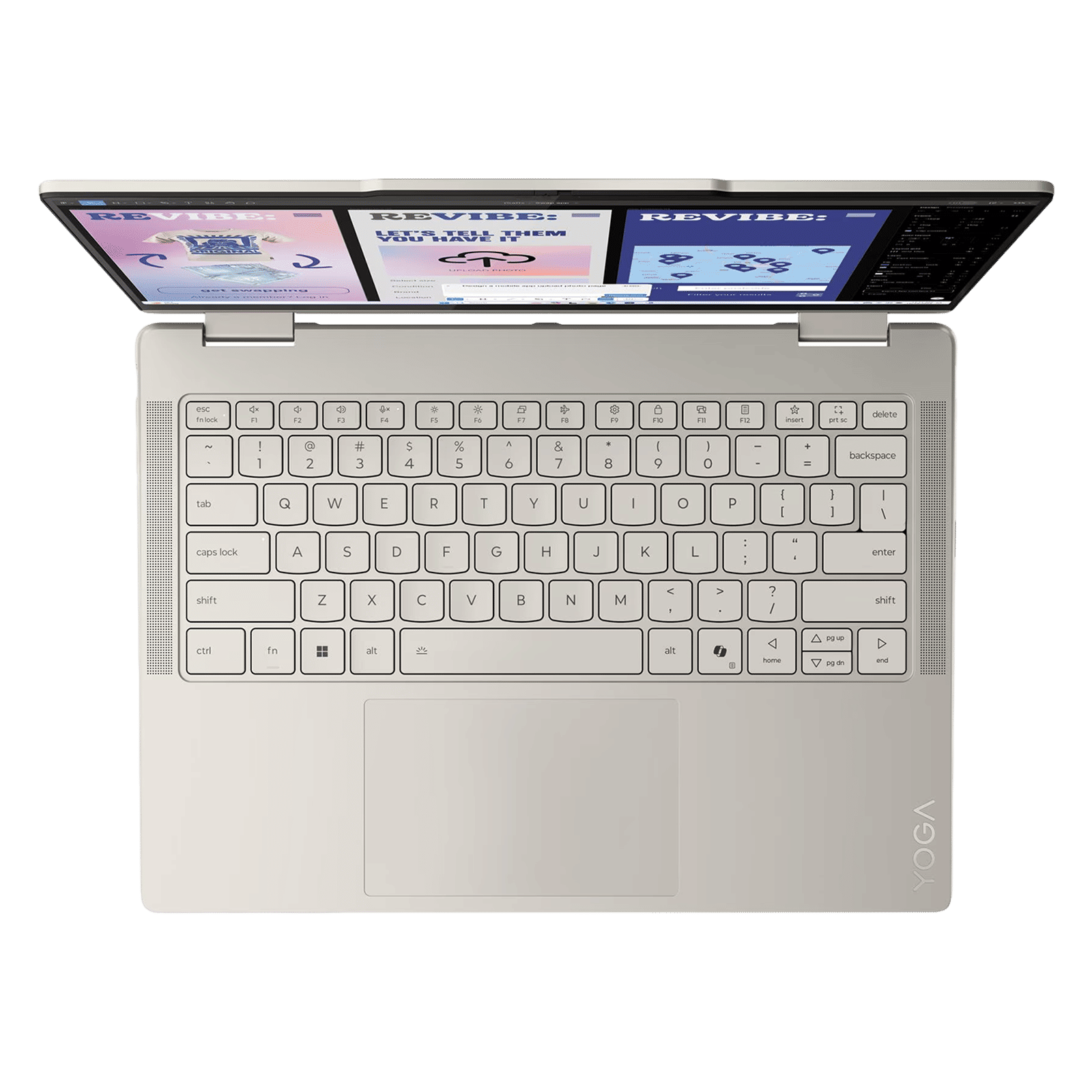 Lenovo Yoga 7 14ILL10 Intel Core Ultra 7 Touchscreen 2-in-1 Laptop (32GB, 1TB SSD, Windows 11 Home, 14 inch 2.8K WQXGA Plus OLED Display, MS Office 2024, Seashell, 1.38 KG)_6