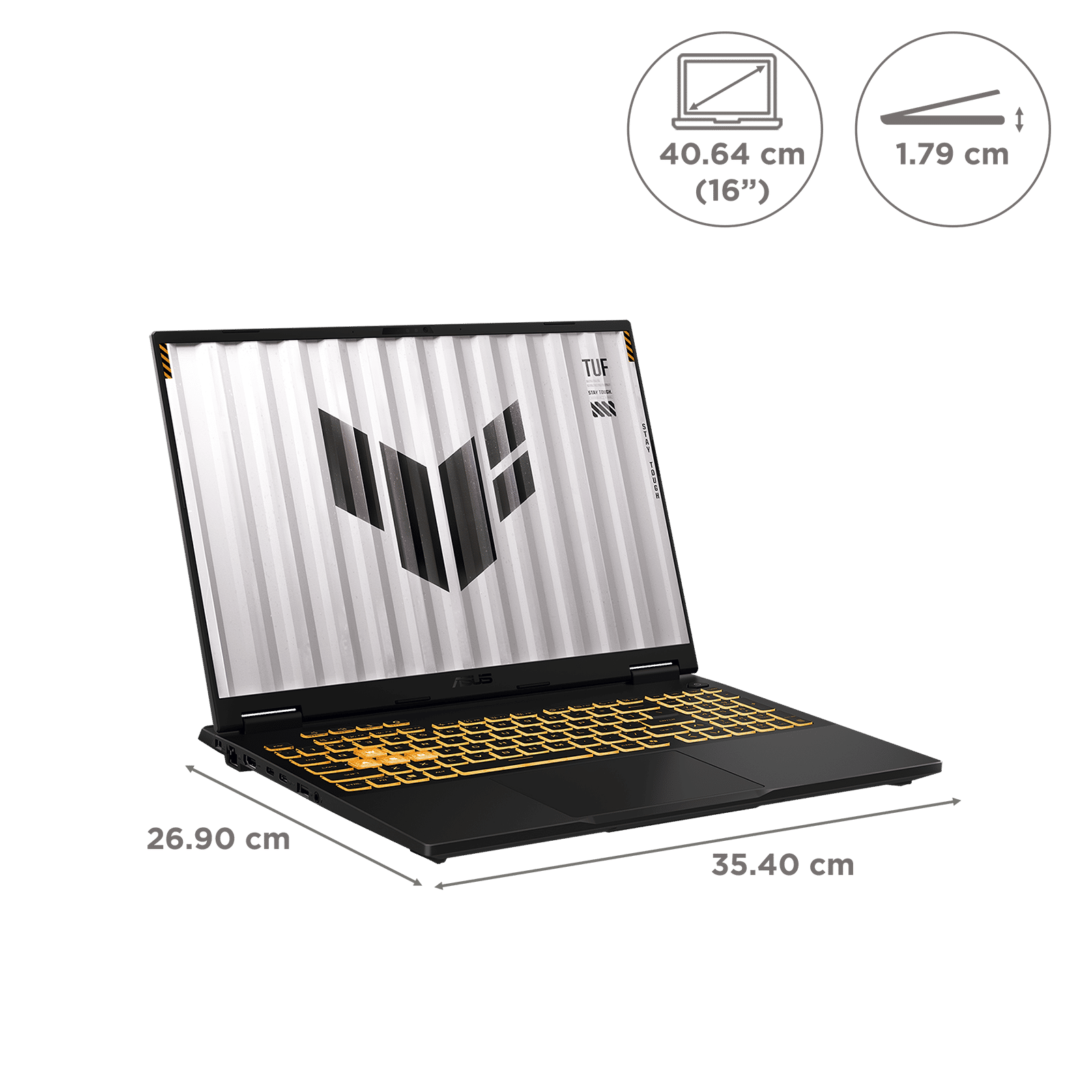 ASUS TUF F16 FX688JPR-QT043WS Intel Core i7 14th Generation Gaming Laptop (32GB, 1TB SSD, Windows 11 Home, 8GB Graphics, 16 inch 165 Hz WQXGA IPS Display, NVIDIA GeForce RTX 5070, MS Ofice Home 2024, Jaeger Gray, 2.20 KG) ASUS TUF F16 FX688JPR-QT043WS Intel Core i7 14th Generation Gaming Laptop (32GB, 1TB SSD, Windows 11 Home, 8GB Graphics, 16 inch 165 Hz WQXGA IPS Display, NVIDIA GeForce RTX 5070, MS Ofice Home 2024, Jaeger Gray, 2.20 KG)_2