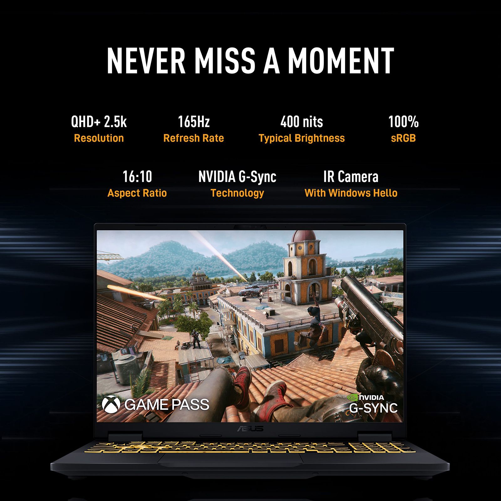 ASUS TUF F16 FX688JPR-QT043WS Intel Core i7 14th Generation Gaming Laptop (32GB, 1TB SSD, Windows 11 Home, 8GB Graphics, 16 inch 165 Hz WQXGA IPS Display, NVIDIA GeForce RTX 5070, MS Ofice Home 2024, Jaeger Gray, 2.20 KG) ASUS TUF F16 FX688JPR-QT043WS Intel Core i7 14th Generation Gaming Laptop (32GB, 1TB SSD, Windows 11 Home, 8GB Graphics, 16 inch 165 Hz WQXGA IPS Display, NVIDIA GeForce RTX 5070, MS Ofice Home 2024, Jaeger Gray, 2.20 KG)_4