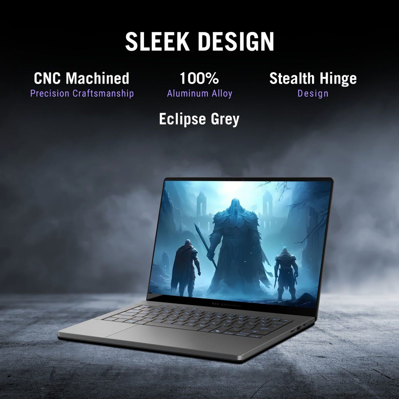 ASUS Zephyrus G14 GA403UM-QS007WS AMD Ryzen 9 Gaming Laptop (16GB, 1TB SSD, Windows 11 Home, 8GB Graphics, 14 inch 120 Hz OLED WQXGA+ Display, NVIDIA GeForce RTX 5060, MS Office Home 2024, Eclipse Gray, 1.5 KG)_5