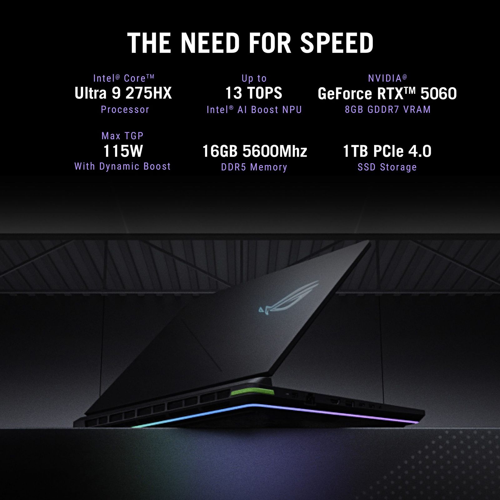 ASUS ROG Strix G16 G615LM-S5128WS Intel Core Ultra 9 Gaming Laptop (16GB, 1TB SSD, Windows 11 Home, 8GB Graphics, 16 inch 240 Hz 2.5K WQXGA IPS Display, NVIDIA GeForce RTX 5060, MS Office Home 2024, Eclipse Gray, 2.65 KG) ASUS ROG Strix G16 G615LM-S5128WS Intel Core Ultra 9 Gaming Laptop (16GB, 1TB SSD, Windows 11 Home, 8GB Graphics, 16 inch 240 Hz 2.5K WQXGA IPS Display, NVIDIA GeForce RTX 5060, MS Office Home 2024, Eclipse Gray, 2.65 KG)_2