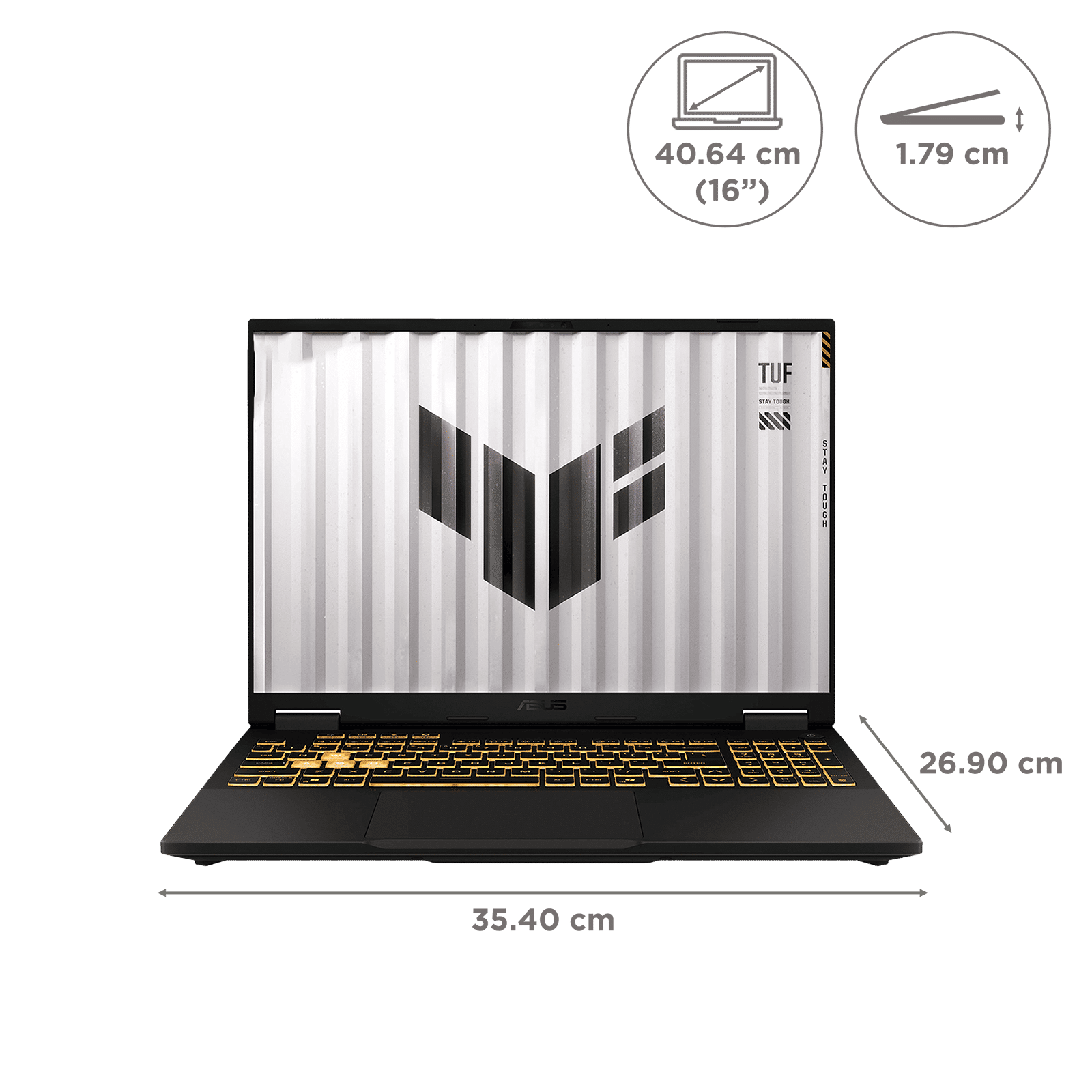 ASUS TUF F16 FX608JH-RV057WS Intel Core i5 13th Gen Gaming Laptop (16GB, 1TB SSD, Windows 11 Home, 8GB Graphics, 16 inch 165 Hz FHD+ WUXGA Display, NVIDIA GeForce RTX 5050, MS Office Home 2024, Jaeger Gray, 2.20 KG) ASUS TUF F16 FX608JH-RV057WS Intel Core i5 13th Gen Gaming Laptop (16GB, 1TB SSD, Windows 11 Home, 8GB Graphics, 16 inch 165 Hz FHD+ WUXGA Display, NVIDIA GeForce RTX 5050, MS Office Home 2024, Jaeger Gray, 2.20 KG)_2