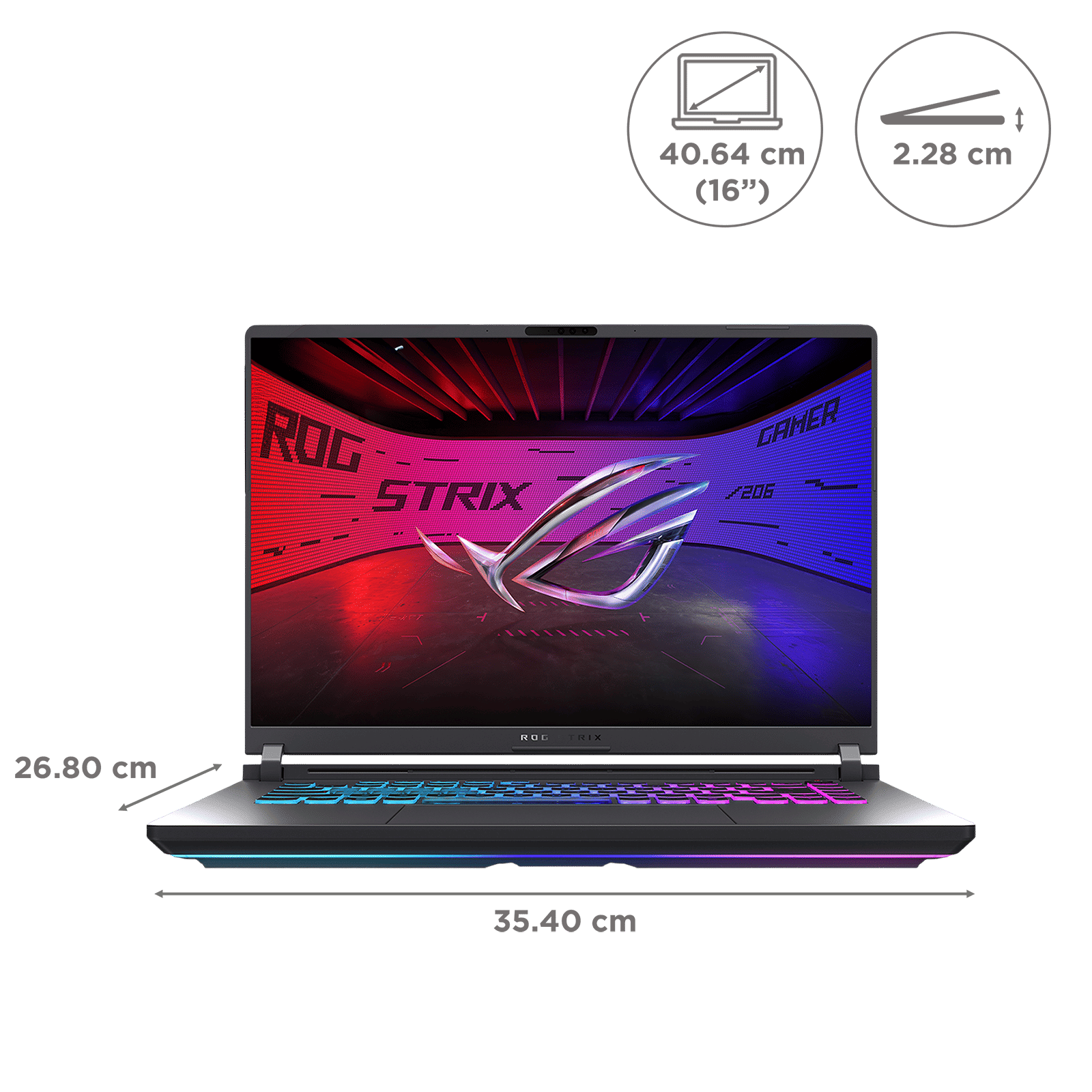 ASUS ROG Strix G16 G615LP-S5022WS Intel Core Ultra 9 Gaming Laptop (32GB, 1TB SSD, Windows 11 Home, 8GB Graphics, 16 inch 240 Hz 2.5K WQXGA IPS Display, NVIDIA GeForce RTX 5070, MS Office Home 2024, Eclipse Gray, 2.65 KG) ASUS ROG Strix G16 G615LP-S5022WS Intel Core Ultra 9 Gaming Laptop (32GB, 1TB SSD, Windows 11 Home, 8GB Graphics, 16 inch 240 Hz 2.5K WQXGA IPS Display, NVIDIA GeForce RTX 5070, MS Office Home 2024, Eclipse Gray, 2.65 KG)_2