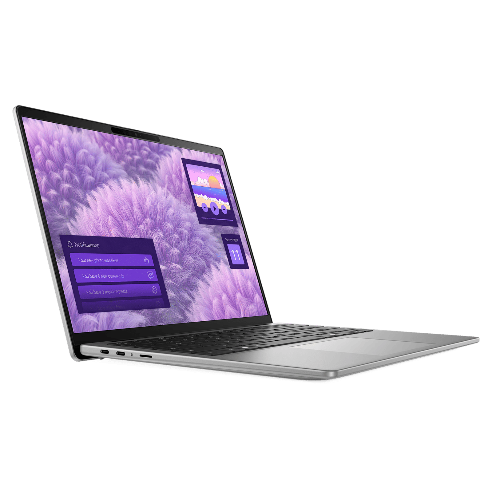 Dell Inspiron Qualcomm Snapdragon X Plus Laptop (16GB, 512GB SSD, Windows 11 Home, 14 inch Full HD IPS Display, MS Office Home & Student 2021, Titan Grey, 1.53 KG)_8