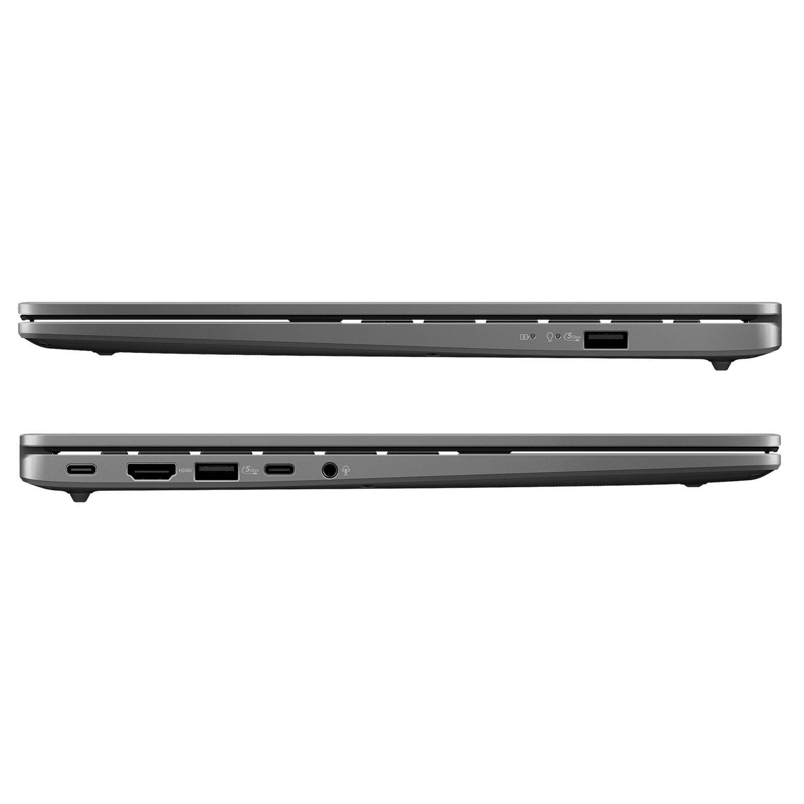 ASUS Vivobook S14 S3407CA-LY057WS Intel Core Ultra 5 Thin & Light Laptop (16GB, 512GB SSD, Windows 11, 14 inch WUXGA IPS Display, MS Office 2024, Matte Gray, 1.40 KG)_4