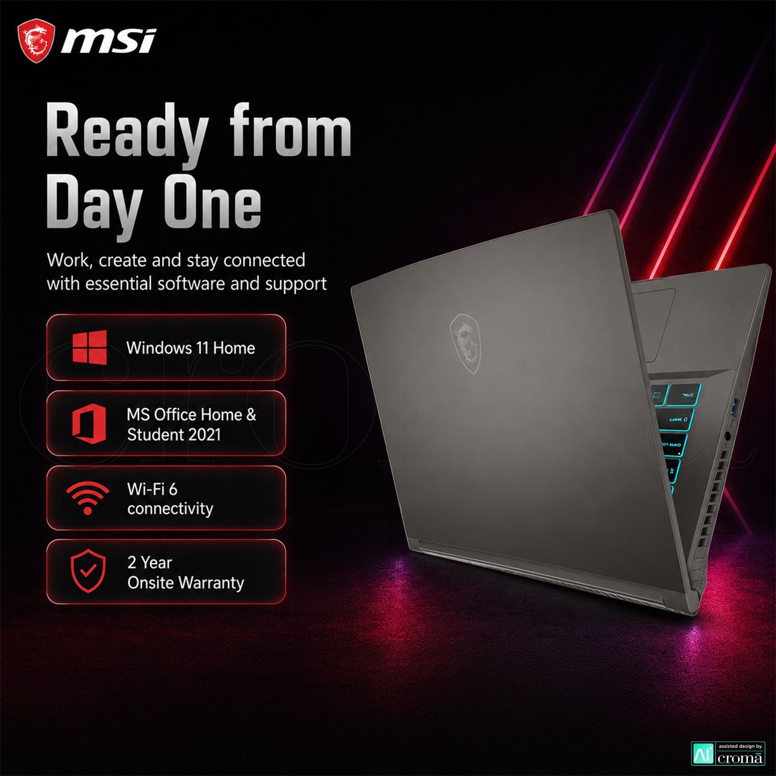 MSI Thin 15 B13UC-3231IN Intel Core i5 13th Gen Gaming Laptop (16GB, 512GB SSD, Windows 11 Home, 4GB Graphics, 15.6 inch 144 Hz Full HD Display, NVIDIA GeForce RTX 3050, MS Office Home 2021, Cosmos Gray, 1.86 KG) MSI Thin 15 B13UC-3231IN Intel Core i5 13th Gen Gaming Laptop (16GB, 512GB SSD, Windows 11 Home, 4GB Graphics, 15.6 inch 144 Hz Full HD Display, NVIDIA GeForce RTX 3050, MS Office Home 2021, Cosmos Gray, 1.86 KG)_6