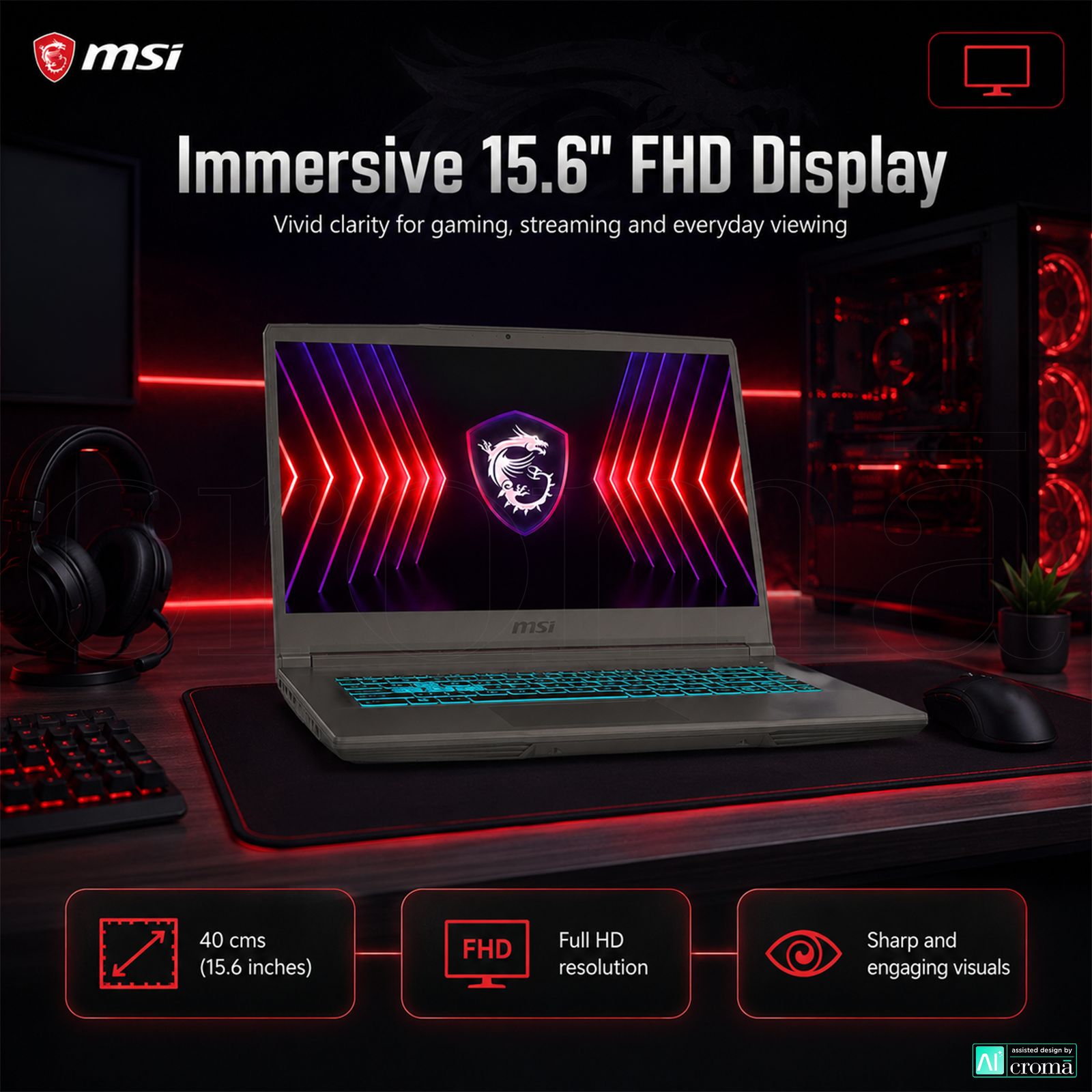 MSI Thin 15 B13UC-3231IN Intel Core i5 13th Gen Gaming Laptop (16GB, 512GB SSD, Windows 11 Home, 4GB Graphics, 15.6 inch 144 Hz Full HD Display, NVIDIA GeForce RTX 3050, MS Office Home 2021, Cosmos Gray, 1.86 KG) MSI Thin 15 B13UC-3231IN Intel Core i5 13th Gen Gaming Laptop (16GB, 512GB SSD, Windows 11 Home, 4GB Graphics, 15.6 inch 144 Hz Full HD Display, NVIDIA GeForce RTX 3050, MS Office Home 2021, Cosmos Gray, 1.86 KG)_7