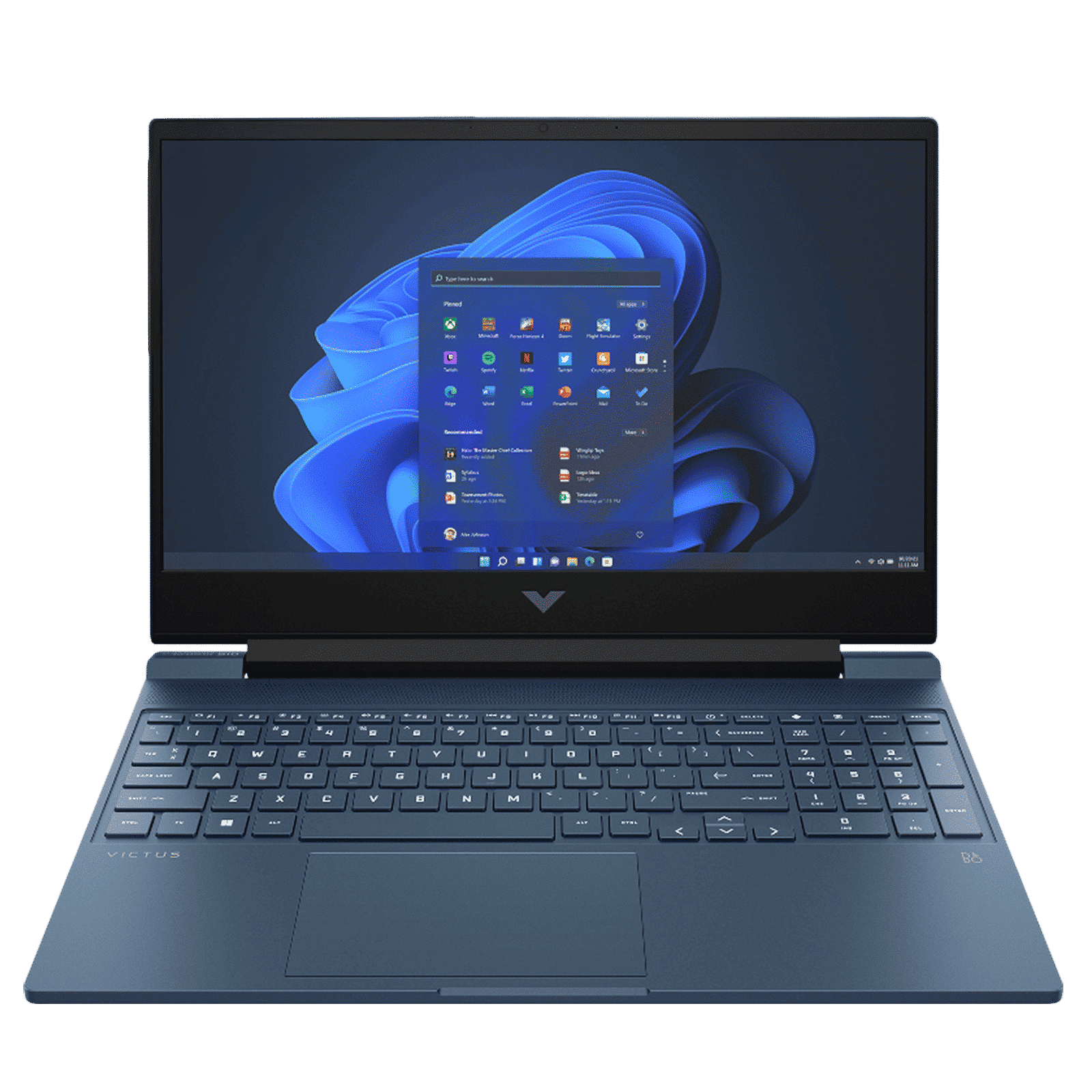 HP Victus 15-fb3124AX AMD Ryzen 7 Gaming Laptop (16GB, 512GB SSD, Windows 11 Home, 6GB Graphics, 15.6 inch 144 Hz Full HD Display, NVIDIA GeForce RTX 4050, MS Office Home 2024, Performance Blue, 2.29 KG)_1