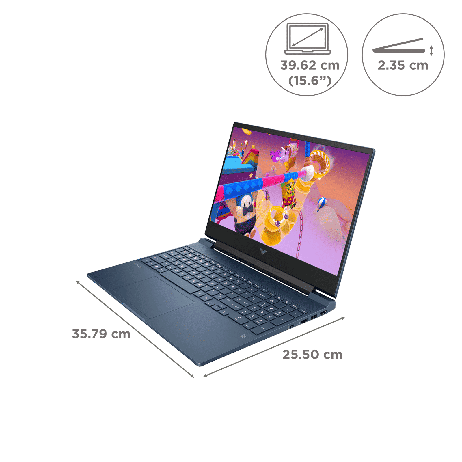 HP Victus 15-fb3123AX AMD Ryzen 7 Gaming Laptop (16GB, 512GB SSD, Windows 11 Home, 4GB Graphics, 15.6 inch 144 Hz Full HD Display, NVIDIA GeForce RTX 2050, MS Office Home 2024, Mica SIlver, 2.29 KG) HP Victus 15-fb3123AX AMD Ryzen 7 Gaming Laptop (16GB, 512GB SSD, Windows 11 Home, 4GB Graphics, 15.6 inch 144 Hz Full HD Display, NVIDIA GeForce RTX 2050, MS Office Home 2024, Mica SIlver, 2.29 KG)_2