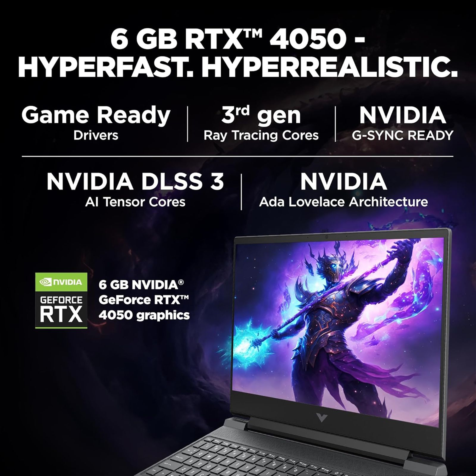 HP Victus 15-fa2104TX Intel Core i7 13th Gen Gaming Laptop (16GB, 512GB SSD, Windows 11 Home, 6GB Graphics, 15.6 inch 144 Hz IPS Full HD Display, NVIDIA GeForce RTX 4050, Mica Silver, 2.29 KG)_5