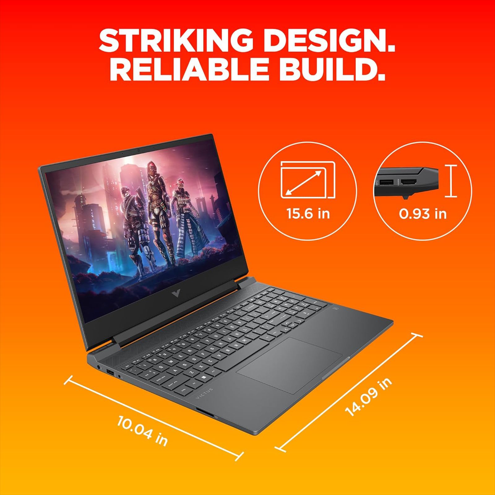 HP Victus 15-fa2104TX Intel Core i7 13th Gen Gaming Laptop (16GB, 512GB SSD, Windows 11 Home, 6GB Graphics, 15.6 inch 144 Hz IPS Full HD Display, NVIDIA GeForce RTX 4050, Mica Silver, 2.29 KG)_11