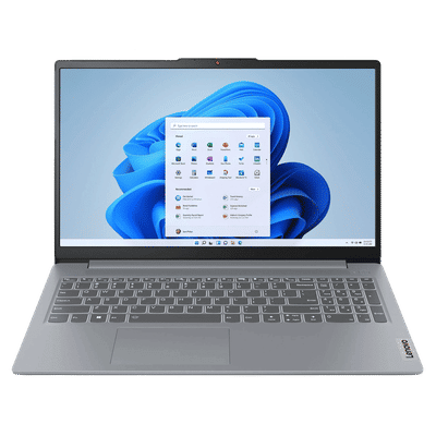 Lenovo IdeaPad Slim 3 15ABR8 AMD Ryzen 7 Thin & Light Laptop (16GB, 512GB SSD, Windows 11 Home, 15.6 inch Full HD Display, MS Office Home 2024, Arctic Grey, 1.62 KG)