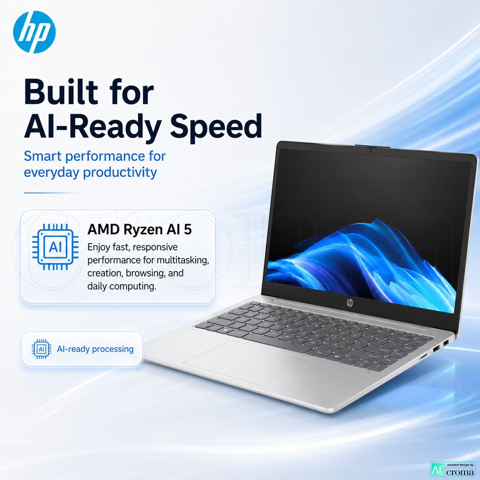 HP OmniBook 3 14-ha0000AU AMD Ryzen AI 5 Thin & Light Laptop (16GB, 512GB SSD, Windows 11 Home, 14 inch Full HD Display, Glacier Silver, 1.47 KG) HP OmniBook 3 14-ha0000AU AMD Ryzen AI 5 Thin & Light Laptop (16GB, 512GB SSD, Windows 11 Home, 14 inch Full HD Display, Glacier Silver, 1.47 KG)_4