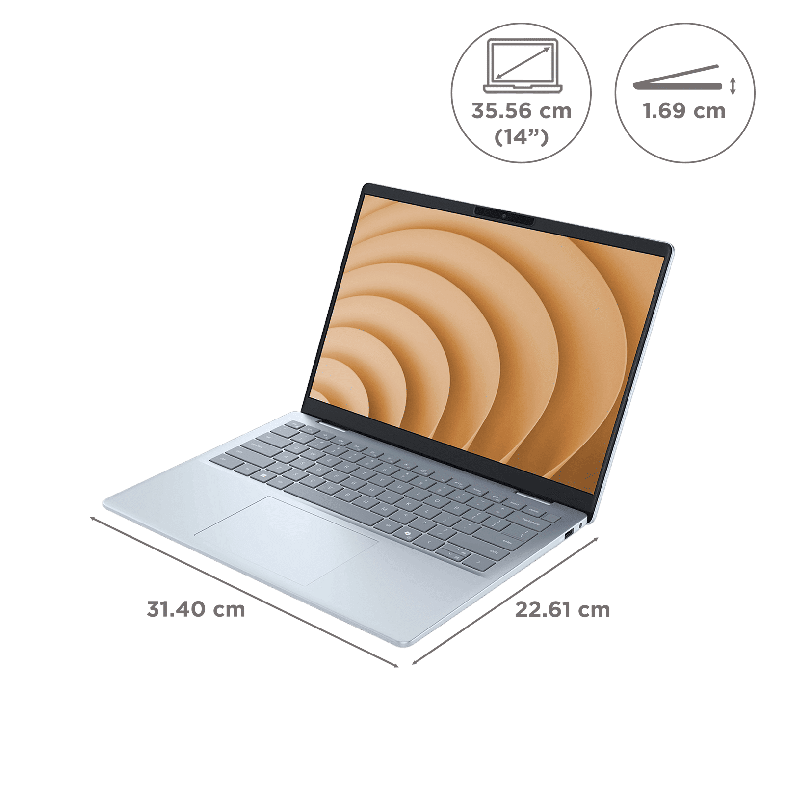 Dell 14 Plus AMD Ryzen AI 5 340 Laptop (16GB, 512GB SSD, Windows 11 Home, 14 inch Full HD Plus IPS Display, MS Office Home 2024, Ice Blue, 1.52 KG) Dell 14 Plus AMD Ryzen AI 5 340 Laptop (16GB, 512GB SSD, Windows 11 Home, 14 inch Full HD Plus IPS Display, MS Office Home 2024, Ice Blue, 1.52 KG)_2