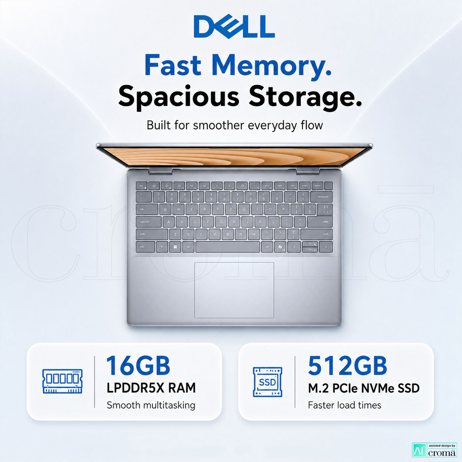 Dell 14 Plus AMD Ryzen AI 5 340 Laptop (16GB, 512GB SSD, Windows 11 Home, 14 inch Full HD Plus IPS Display, MS Office Home 2024, Ice Blue, 1.52 KG) Dell 14 Plus AMD Ryzen AI 5 340 Laptop (16GB, 512GB SSD, Windows 11 Home, 14 inch Full HD Plus IPS Display, MS Office Home 2024, Ice Blue, 1.52 KG)_5