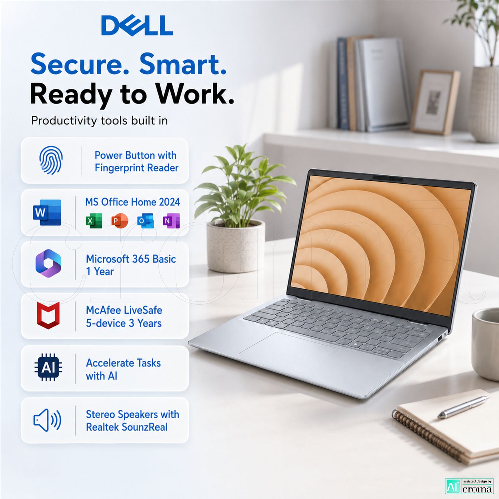 Dell 14 Plus AMD Ryzen AI 5 340 Laptop (16GB, 512GB SSD, Windows 11 Home, 14 inch Full HD Plus IPS Display, MS Office Home 2024, Ice Blue, 1.52 KG) Dell 14 Plus AMD Ryzen AI 5 340 Laptop (16GB, 512GB SSD, Windows 11 Home, 14 inch Full HD Plus IPS Display, MS Office Home 2024, Ice Blue, 1.52 KG)_7
