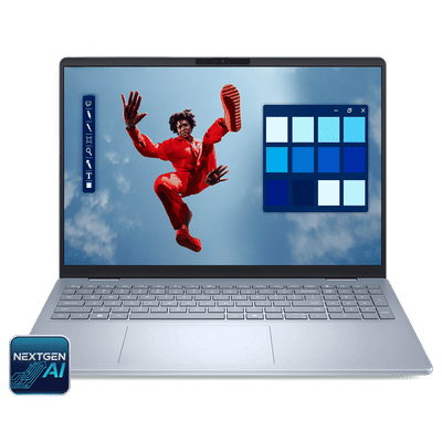 Dell 16 Plus Intel Core Ultra 5 Thin & Light Laptop (16GB, 512GB SSD, Windows 11 Home, 16 inch Full HD+ IPS Display, MS Office Home 2024, Ice Blue, 1.87 KG)