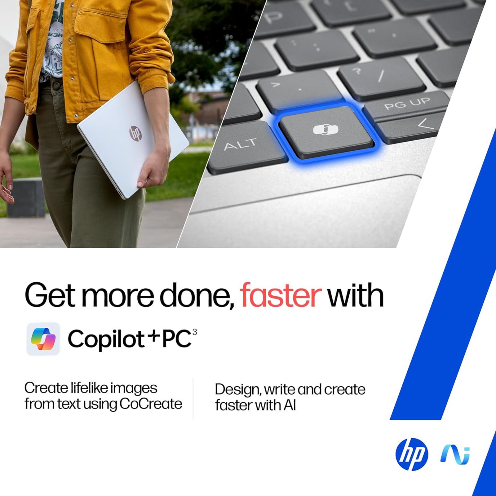 HP OmniBook 5 14-he0015QU Qualcomm Snapdragon X Thing & Light Laptop (16GB, 1TB SSD, Windows 11 Home, 14 inch 2K OLED Display, MS Office Home 2024, Glacier Silver, 1.35 KG)_11