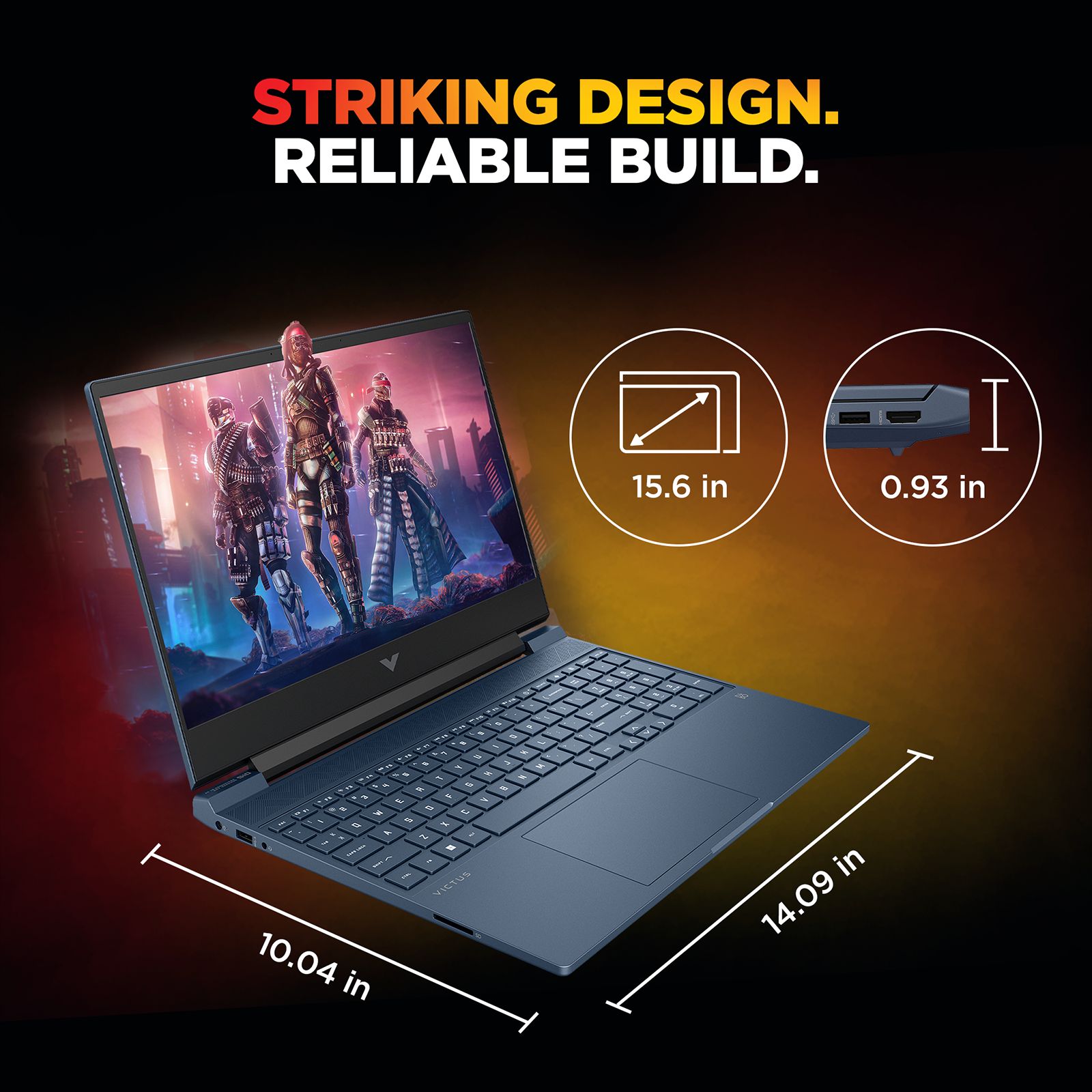 HP Victus 15-fb3162AX AMD Ryzen 7 Gaming Laptop (16GB, 1TB SSD, Windows 11 Home, 6GB Graphics, 15.6 inch 144 Hz Full HD IPS Display, NVIDIA GeForce RTX 4050, Performance Blue, 2.29 KG) HP Victus 15-fb3162AX AMD Ryzen 7 Gaming Laptop (16GB, 1TB SSD, Windows 11 Home, 6GB Graphics, 15.6 inch 144 Hz Full HD IPS Display, NVIDIA GeForce RTX 4050, Performance Blue, 2.29 KG)_12