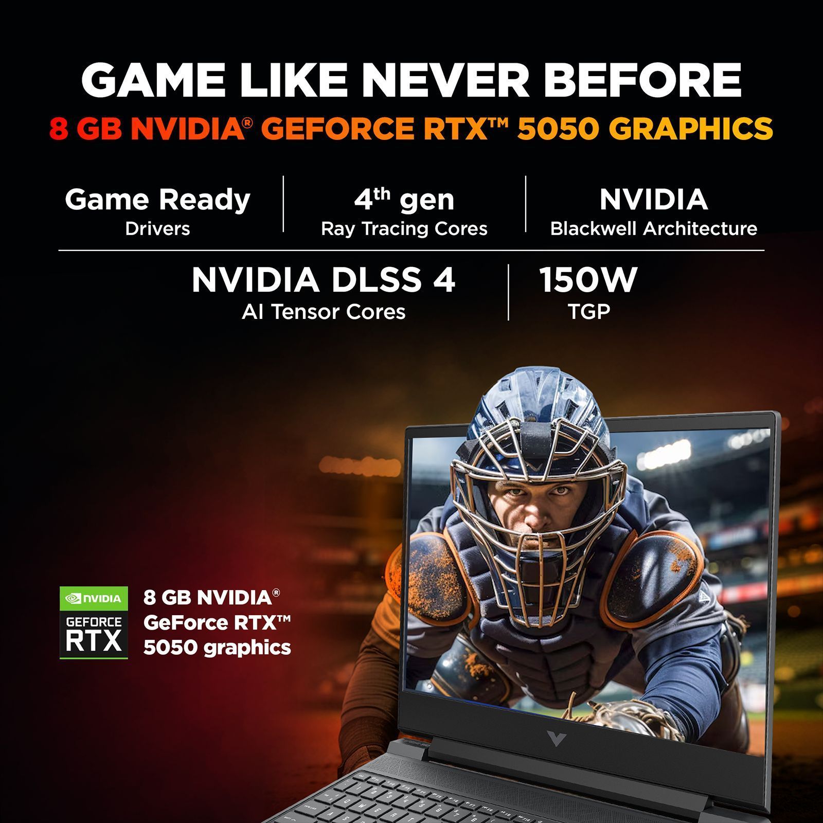HP Victus 15-fa2309TX Intel Core i7 13th Gen Gaming Laptop (24GB, 1TB SSD, Windows 11 Home, 8GB Graphics, 15.6 Inch 144 Hz Full HD IPS Display, NVIDIA GeForce RTX 5050, MS Office Home 2024, Mica Silver, 2.29 KG)_3