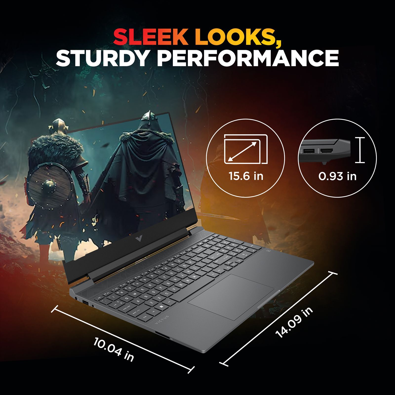HP Victus 15-fa2309TX Intel Core i7 13th Gen Gaming Laptop (24GB, 1TB SSD, Windows 11 Home, 8GB Graphics, 15.6 Inch 144 Hz Full HD IPS Display, NVIDIA GeForce RTX 5050, MS Office Home 2024, Mica Silver, 2.29 KG)_9