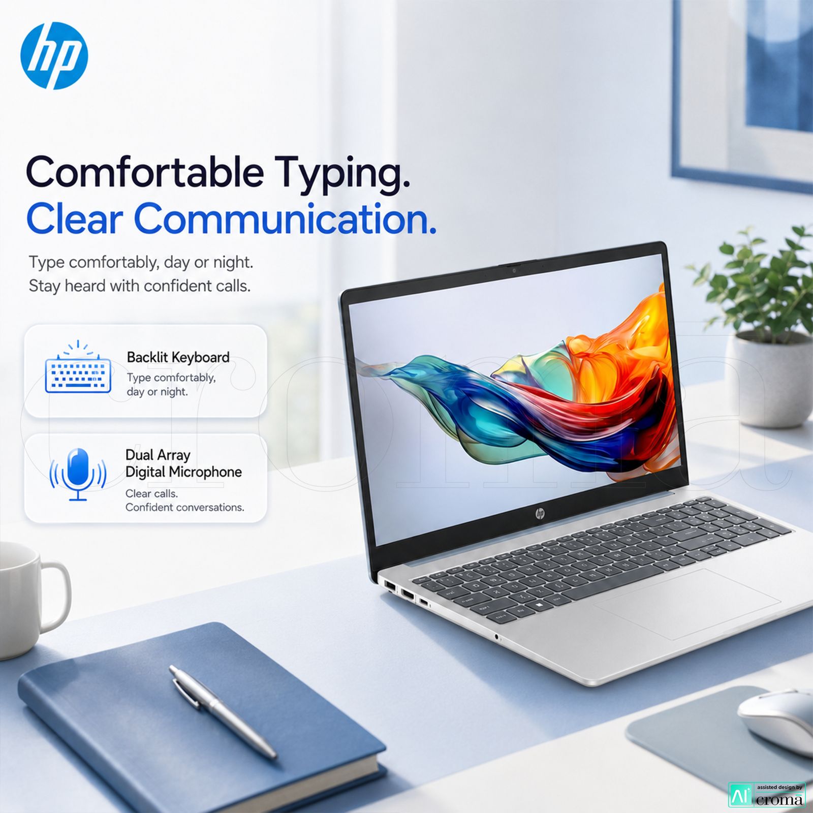 HP 15-fc0533AU AMD Ryzen 7 Thin & Light Laptop (16GB, 512GB SSD, Windows 11 Home, 15.6 inch Full HD Display, Natural Silver, 1.59 KG)_7