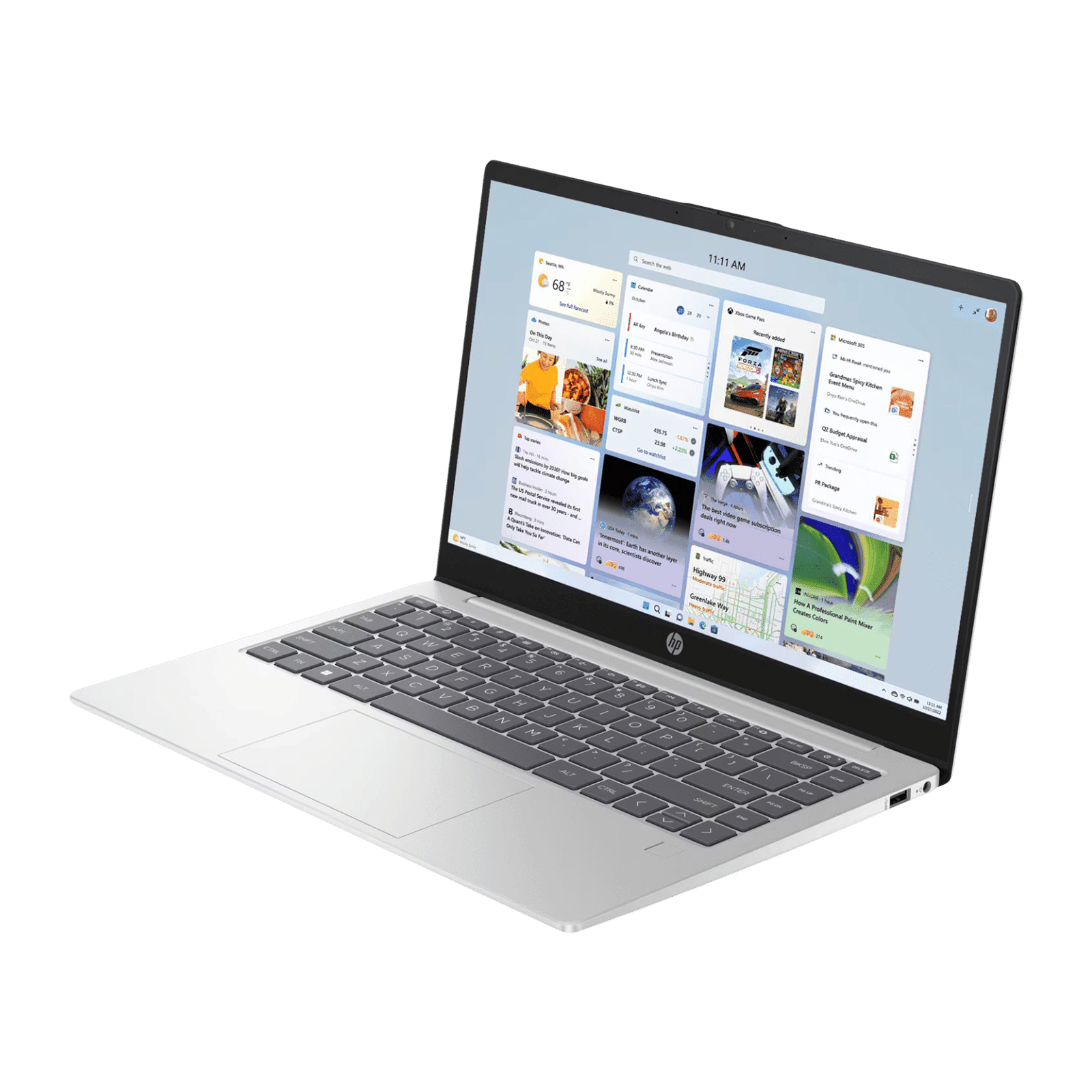 HP 14-em0243AU AMD Ryzen 3 Thin & Light Laptop (8GB, 512GB SSD, Windows 11 Home, 14 inch Full HD Display, Natural Silver, 1.40 KG)_4