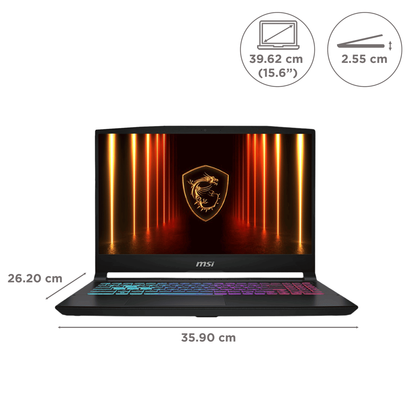 MSI Katana 15 HX B14WFK-641IN Intel Core i5 14th Gen Gaming Laptop (16GB, 1TB SSD, Windows 11 Home, 8GB Graphics, 15.6 inch 144 Hz Full HD Display, NVIDIA GeForce RTX 5060, MS Office Home 2024, Black, 2.40 KG) MSI Katana 15 HX B14WFK-641IN Intel Core i5 14th Gen Gaming Laptop (16GB, 1TB SSD, Windows 11 Home, 8GB Graphics, 15.6 inch 144 Hz Full HD Display, NVIDIA GeForce RTX 5060, MS Office Home 2024, Black, 2.40 KG)_8