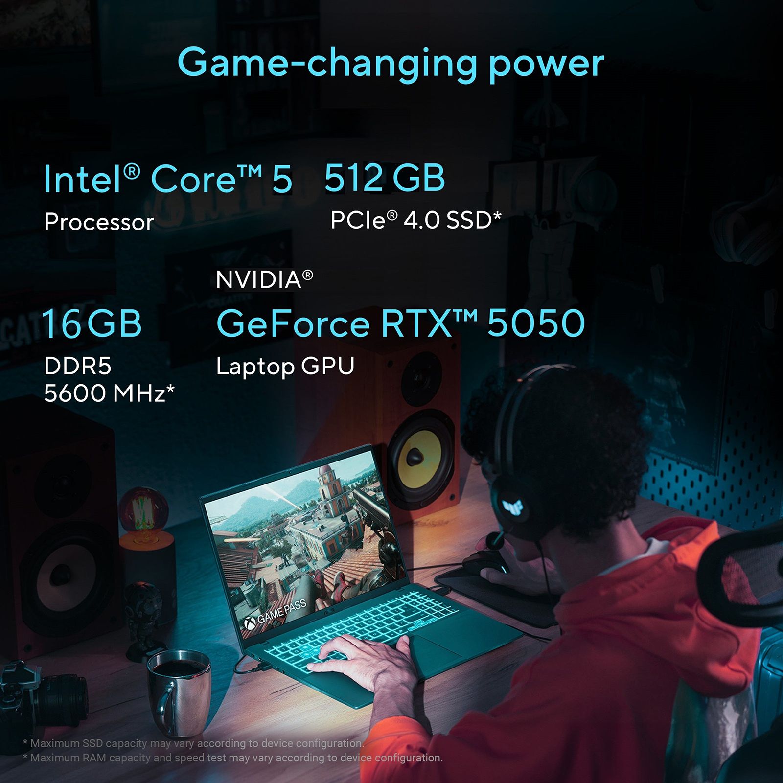 ASUS V16 V3607VH-RP037WS Intel Core 5 Gaming Laptop (16GB, 512GB SSD, Windows 11 Home, 8GB Graphics, 16 inch 144 Hz WUXGA Display, NVIDIA GeForce RTX 5050, MS Office Home 2024, Black, 1.95 KG) ASUS V16 V3607VH-RP037WS Intel Core 5 Gaming Laptop (16GB, 512GB SSD, Windows 11 Home, 8GB Graphics, 16 inch 144 Hz WUXGA Display, NVIDIA GeForce RTX 5050, MS Office Home 2024, Black, 1.95 KG)_13