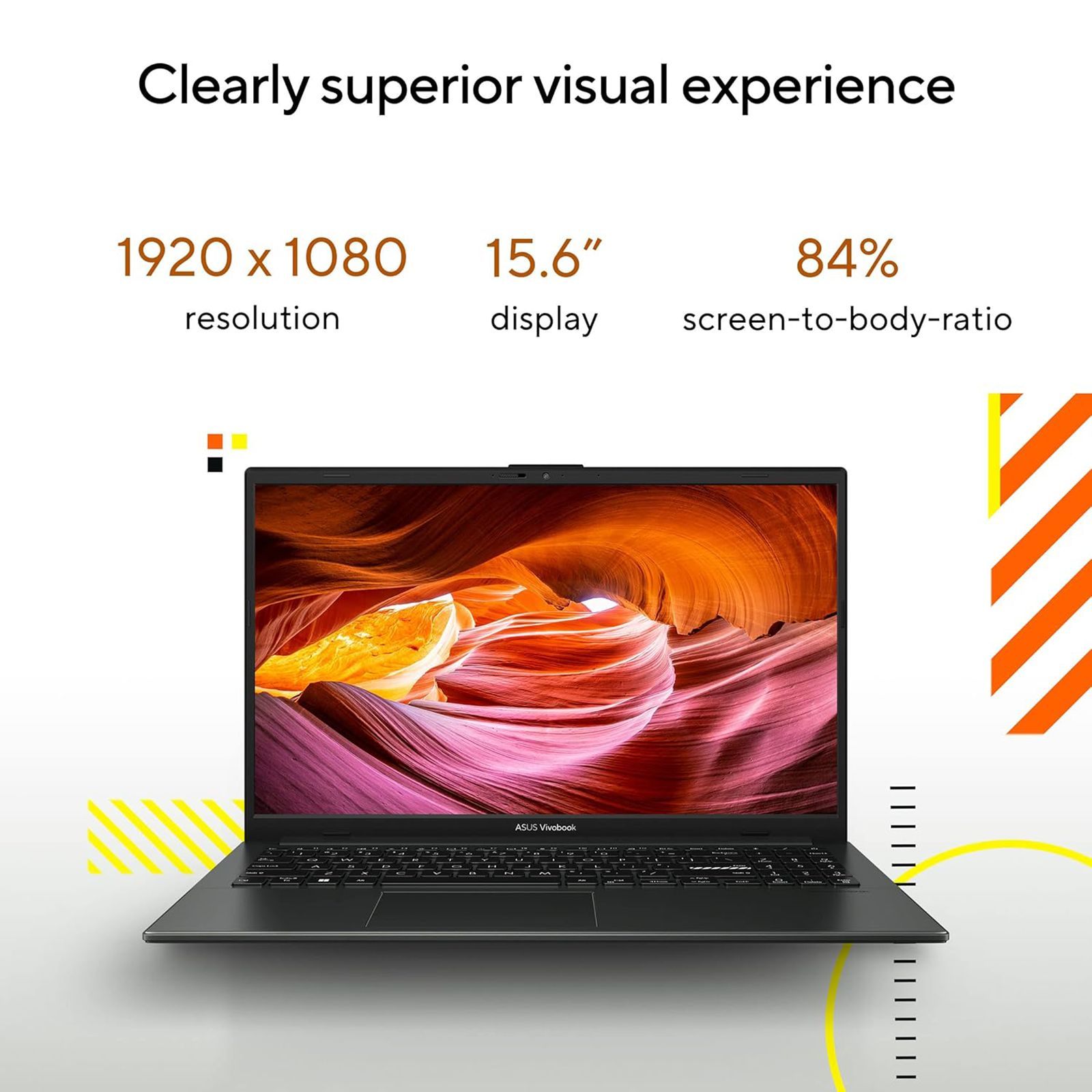 ASUS Vivobook Go 15 E1504FA-NJ5542WS AMD Ryzen 5 Thin & Light Laptop (16GB, 512GB SSD, Windows 11 Home, 15.6 inch Full HD Display, MS Office Home 2024, Mixed Black, 1.63 KG) ASUS Vivobook Go 15 E1504FA-NJ5542WS AMD Ryzen 5 Thin & Light Laptop (16GB, 512GB SSD, Windows 11 Home, 15.6 inch Full HD Display, MS Office Home 2024, Mixed Black, 1.63 KG)_14