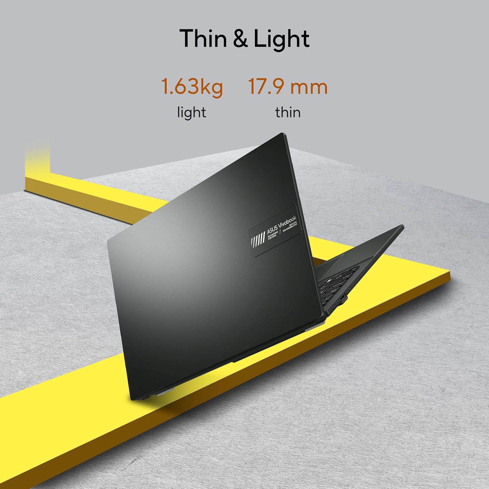 ASUS Vivobook Go 15 E1504FA-NJ5542WS AMD Ryzen 5 Thin & Light Laptop (16GB, 512GB SSD, Windows 11 Home, 15.6 inch Full HD Display, MS Office Home 2024, Mixed Black, 1.63 KG) ASUS Vivobook Go 15 E1504FA-NJ5542WS AMD Ryzen 5 Thin & Light Laptop (16GB, 512GB SSD, Windows 11 Home, 15.6 inch Full HD Display, MS Office Home 2024, Mixed Black, 1.63 KG)_3