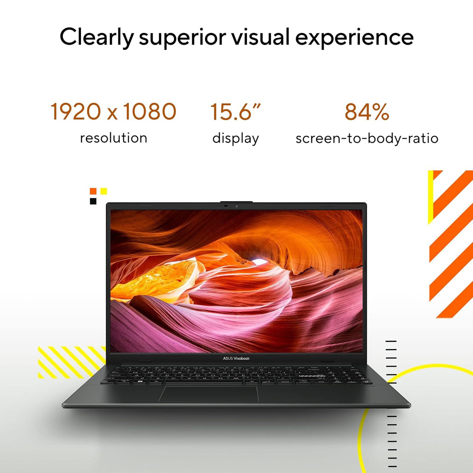 ASUS Vivobook Go 15 E1504FA-NJ5542WS AMD Ryzen 5 Thin & Light Laptop (16GB, 512GB SSD, Windows 11 Home, 15.6 inch Full HD Display, MS Office Home 2024, Mixed Black, 1.63 KG) ASUS Vivobook Go 15 E1504FA-NJ5542WS AMD Ryzen 5 Thin & Light Laptop (16GB, 512GB SSD, Windows 11 Home, 15.6 inch Full HD Display, MS Office Home 2024, Mixed Black, 1.63 KG)_9