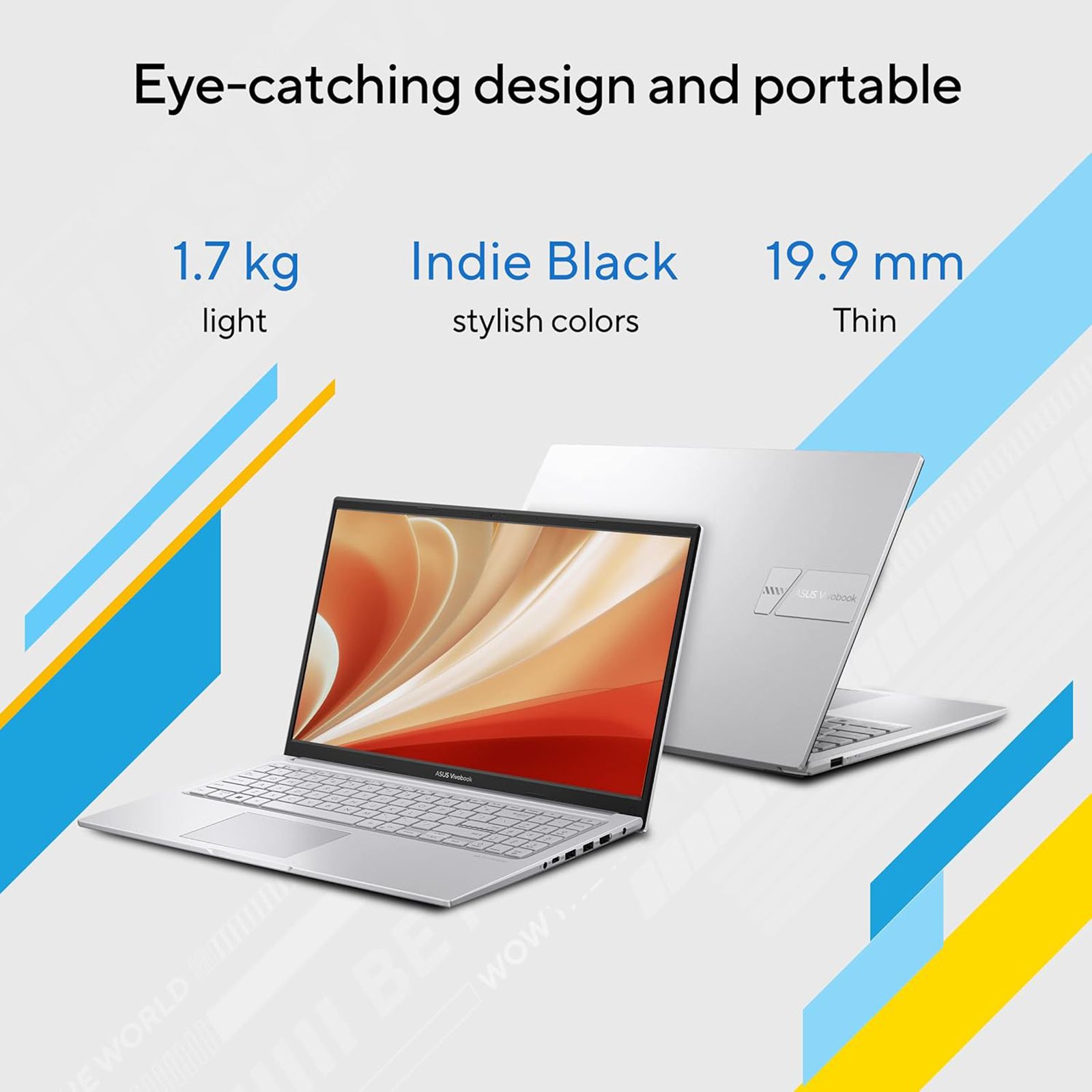 ASUS Vivobook 15 X1504VA-NJ2324WS Intel Core i3 13th Gen Thin & Light Laptop (16GB, 512GB SSD, Windows 11 Home, 15.6 inch Full HD Display, MS Office Home 2024, Cool Silver, 1.70 KG)_14