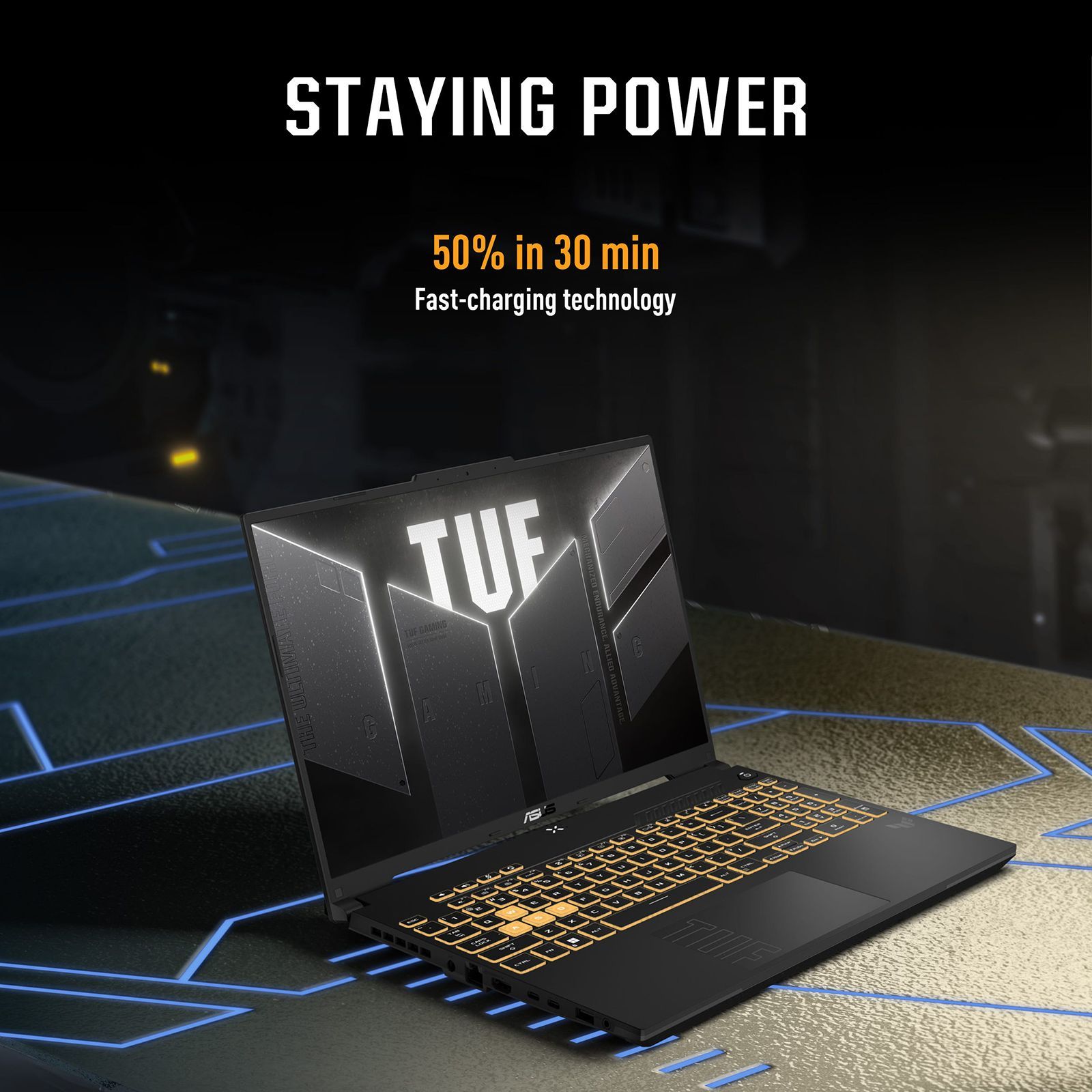 ASUS TUF F16 FX677VU-RL055WS Intel Core 5 Gaming Laptop (16GB, 512GB SSD, Windows 11 Home, 6GB Graphics, 16 inch 144 Hz FHD+ WUXGA Display, NVIDIA GeForce RTX 4050, MS Office Home 2024, Mecha Gray, 2.20 KG) ASUS TUF F16 FX677VU-RL055WS Intel Core 5 Gaming Laptop (16GB, 512GB SSD, Windows 11 Home, 6GB Graphics, 16 inch 144 Hz FHD+ WUXGA Display, NVIDIA GeForce RTX 4050, MS Office Home 2024, Mecha Gray, 2.20 KG)_9