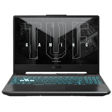 ASUS TUF FA506NCG-HN200WS AMD Ryzen 7 Gaming Laptop (16GB, 512GB SSD, Windows 11 Home, 4GB Graphics, 15.6 inch 144 Hz WUXGA Full HD Display, NVIDIA GeForce RTX 3050, MS Office Home 2024, Graphite Black, 2.3 KG)