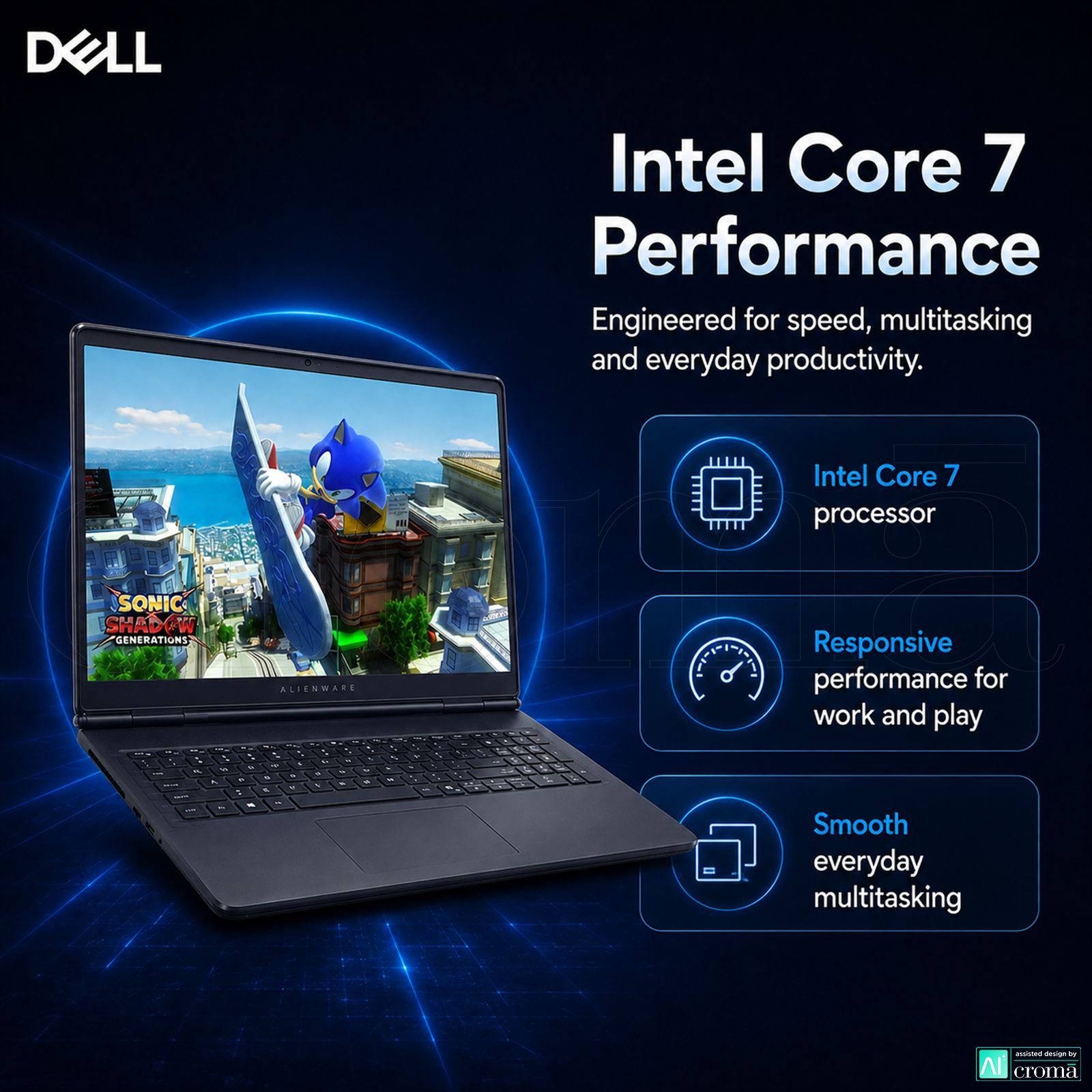 DELL Alienware 16 Aurora Intel Core 7 Gaming Laptop (16GB, 1TB SSD, Windows 11 Home, 8GB Graphics, 16 inch 120 Hz WQXGA Display, NVIDIA GeForce RTX 5060, MS Office Home 2024, Interstellar Indigo, 2.57 KG) DELL Alienware 16 Aurora Intel Core 7 Gaming Laptop (16GB, 1TB SSD, Windows 11 Home, 8GB Graphics, 16 inch 120 Hz WQXGA Display, NVIDIA GeForce RTX 5060, MS Office Home 2024, Interstellar Indigo, 2.57 KG)_3