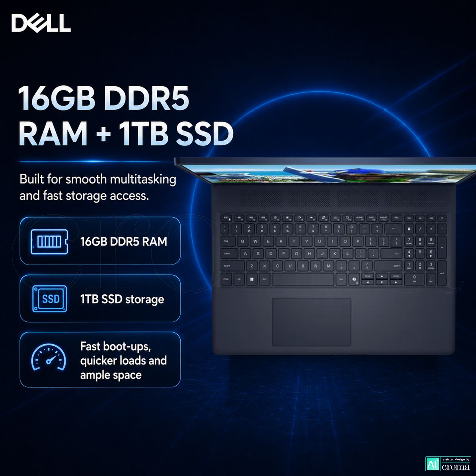 DELL Alienware 16 Aurora Intel Core 7 Gaming Laptop (16GB, 1TB SSD, Windows 11 Home, 8GB Graphics, 16 inch 120 Hz WQXGA Display, NVIDIA GeForce RTX 5060, MS Office Home 2024, Interstellar Indigo, 2.57 KG) DELL Alienware 16 Aurora Intel Core 7 Gaming Laptop (16GB, 1TB SSD, Windows 11 Home, 8GB Graphics, 16 inch 120 Hz WQXGA Display, NVIDIA GeForce RTX 5060, MS Office Home 2024, Interstellar Indigo, 2.57 KG)_6