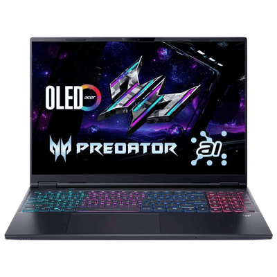Acer Predator Helios Neo 16S PHN16S-71 Intel
                      Core Ultra 7 Gaming Laptop (16GB, 1TB SSD, Windows
                      11 Home, 8GB Graphics, 16 inch 240 Hz OLED
                      Display, NVIDIA GeForce RTX 5060, Abyssal Black,
                      2.3 KG)