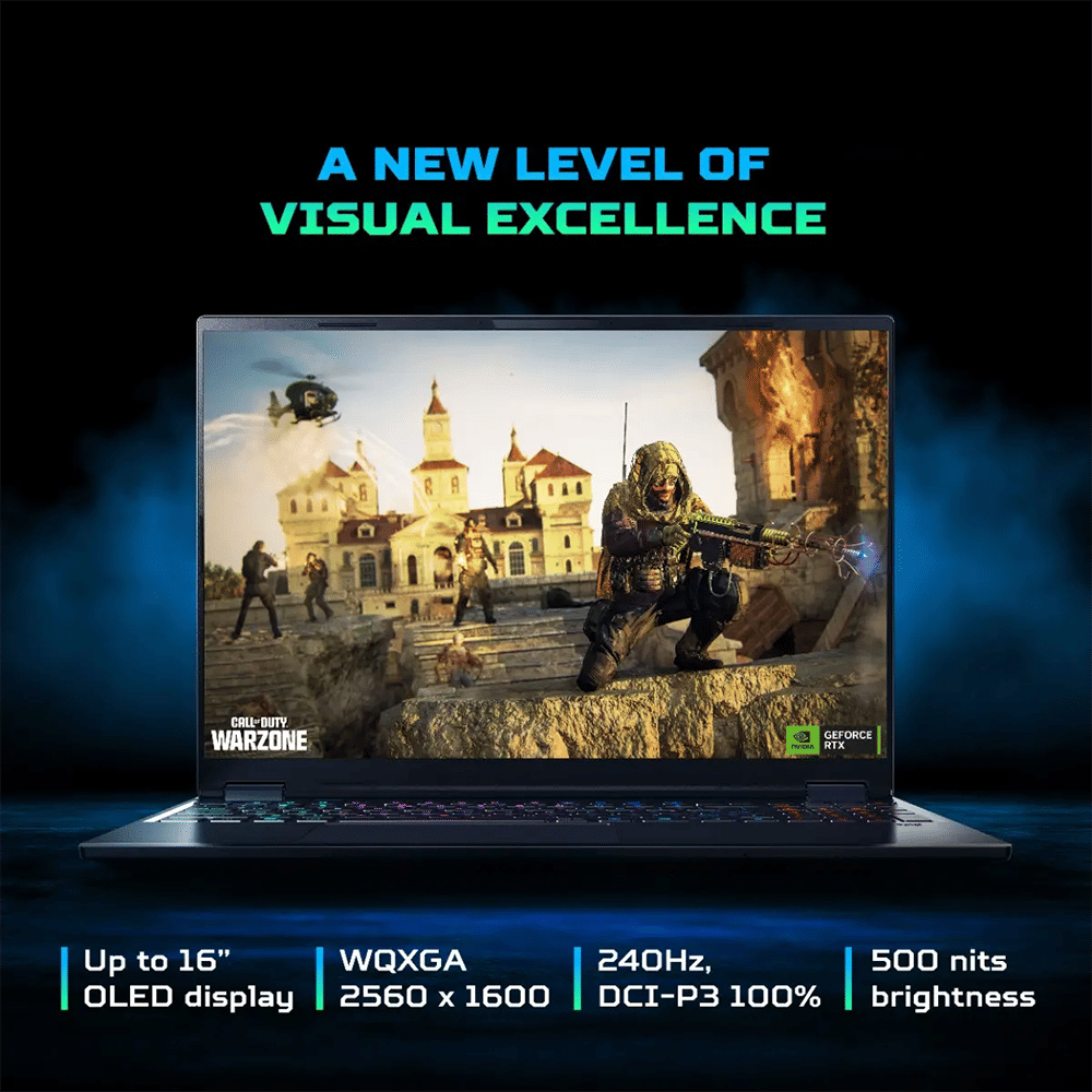 Acer Predator Helios Neo 16S PHN16S-71 Intel Core Ultra 7 Gaming Laptop (16GB, 1TB SSD, Windows 11 Home, 8GB Graphics, 16 inch 240 Hz OLED Display, NVIDIA GeForce RTX 5060, Abyssal Black, 2.3 KG)_5