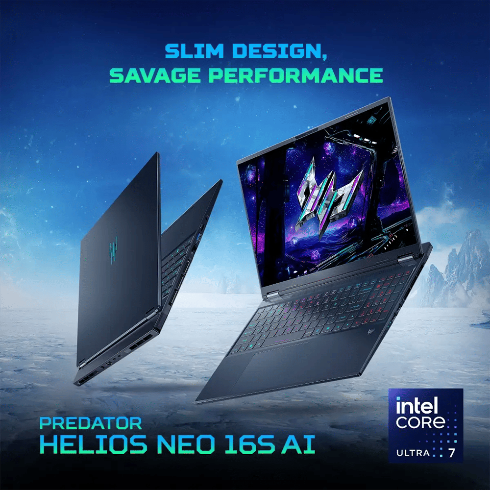 Acer Predator Helios Neo 16S PHN16S-71 Intel Core Ultra 7 Gaming Laptop (16GB, 1TB SSD, Windows 11 Home, 8GB Graphics, 16 inch 240 Hz OLED Display, NVIDIA GeForce RTX 5050, Abyssal Black, 2.3 KG) Acer Predator Helios Neo 16S PHN16S-71 Intel Core Ultra 7 Gaming Laptop (16GB, 1TB SSD, Windows 11 Home, 8GB Graphics, 16 inch 240 Hz OLED Display, NVIDIA GeForce RTX 5050, Abyssal Black, 2.3 KG)_13