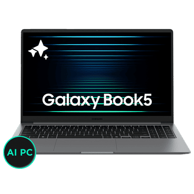 SAMSUNG Galaxy Book5 Intel Core Ultra 5 Thin & Light Laptop (16GB, 512GB SSD, Windows 11 Home, 15.6 inch Full HD IPS Display, MS Office Home 2024, Gray, 1.55 KG)