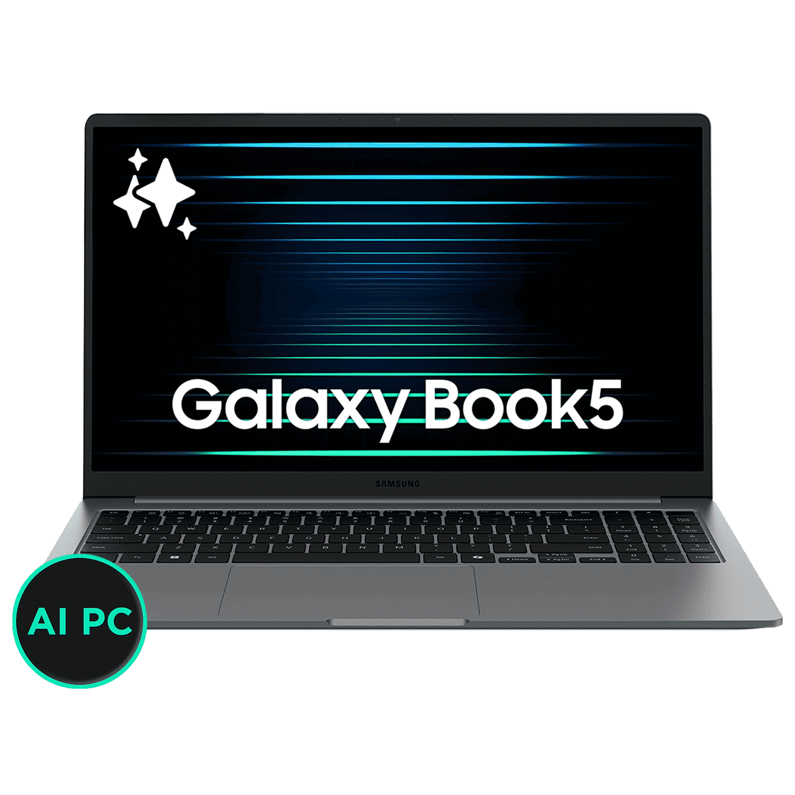 SAMSUNG Galaxy Book5 Intel Core Ultra 7 Thin & Light Laptop (16GB, 1TB SSD, Windows 11 Home, 15.6 inch Full HD IPS Display, MS Office Home 2024, Gray, 1.55 KG)_1