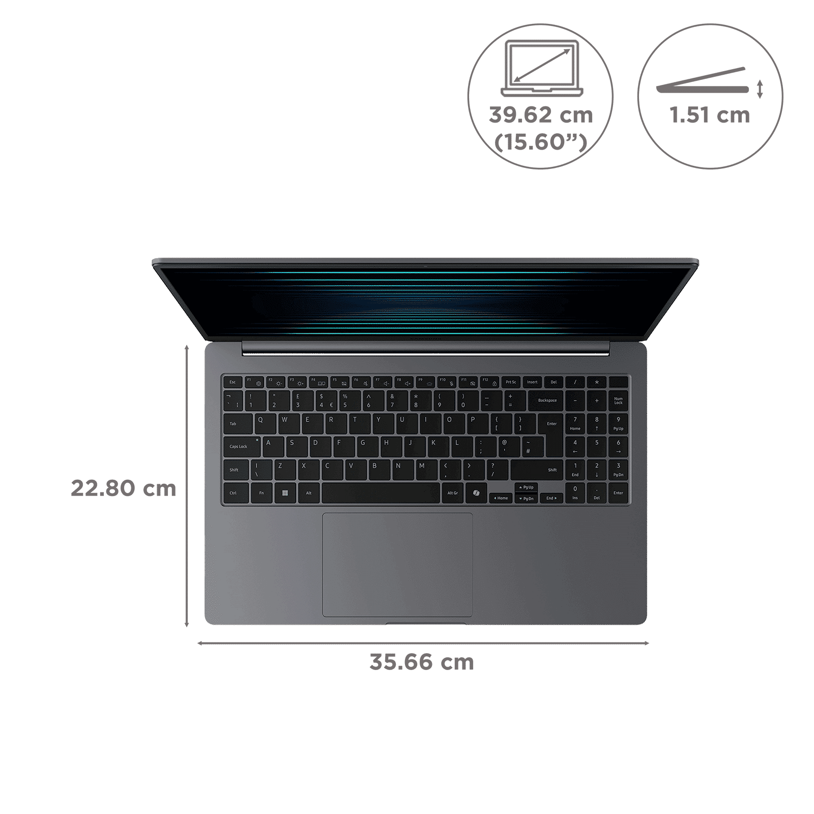 SAMSUNG Galaxy Book5 Intel Core Ultra 7 Thin & Light Laptop (16GB, 1TB SSD, Windows 11 Home, 15.6 inch Full HD IPS Display, MS Office Home 2024, Gray, 1.55 KG)_9