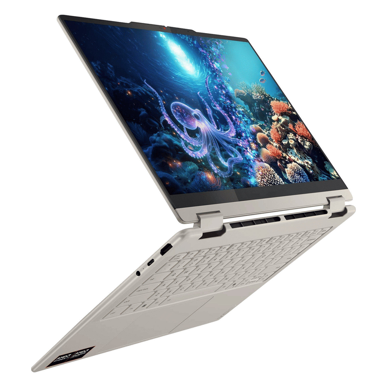 Lenovo Yoga 7 14AKP10 AMD Ryzen AI 7 Touchscreen 2-in-1 Laptop (24GB, 1TB SSD, Windows 11 Home, WUXGA OLED Display, MS Office Home 2024, Seashell, 1.38 KG) Lenovo Yoga 7 14AKP10 AMD Ryzen AI 7 Touchscreen 2-in-1 Laptop (24GB, 1TB SSD, Windows 11 Home, WUXGA OLED Display, MS Office Home 2024, Seashell, 1.38 KG)_15