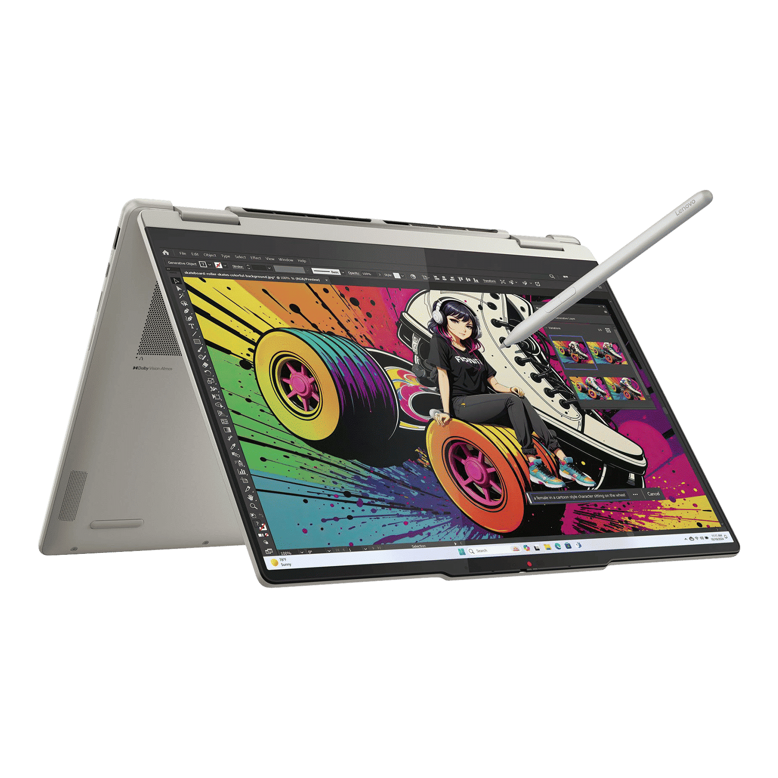 Lenovo Yoga 7 14AKP10 AMD Ryzen AI 7 Touchscreen 2-in-1 Laptop (24GB, 1TB SSD, Windows 11 Home, WUXGA OLED Display, MS Office Home 2024, Seashell, 1.38 KG) Lenovo Yoga 7 14AKP10 AMD Ryzen AI 7 Touchscreen 2-in-1 Laptop (24GB, 1TB SSD, Windows 11 Home, WUXGA OLED Display, MS Office Home 2024, Seashell, 1.38 KG)_16