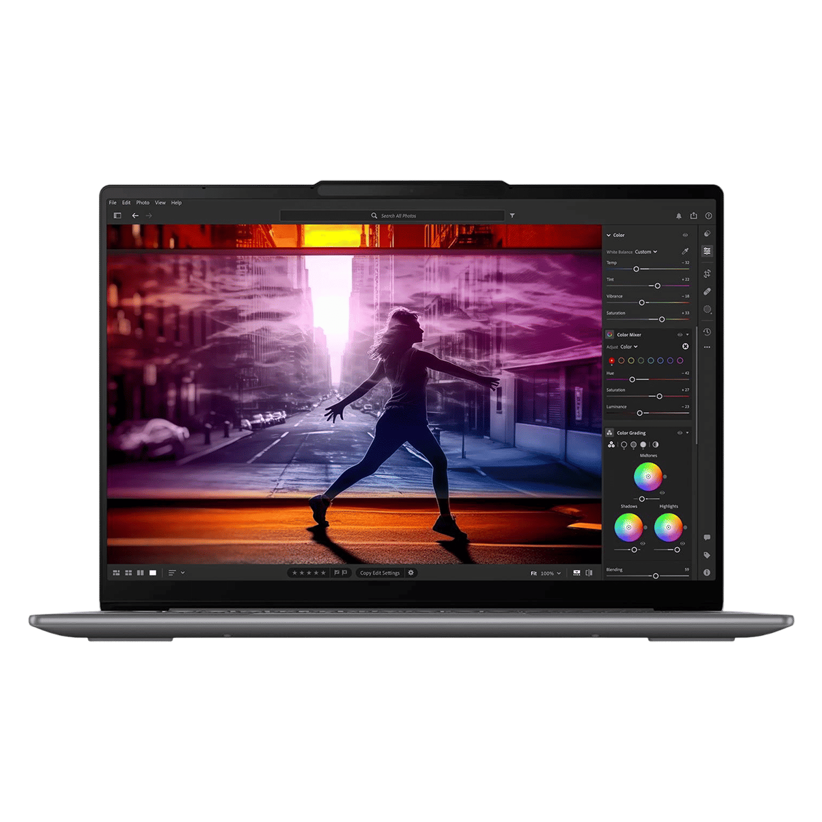 Lenovo Yoga Slim 7 14IMH9 Intel Core Ultra 7 Thin & Light Laptop (32GB, 1TB SSD, Windows 11 Home, 14 inch WUXGA OLED Display, MS Office Home 2024, Luna Grey, 1.39 KG)_14