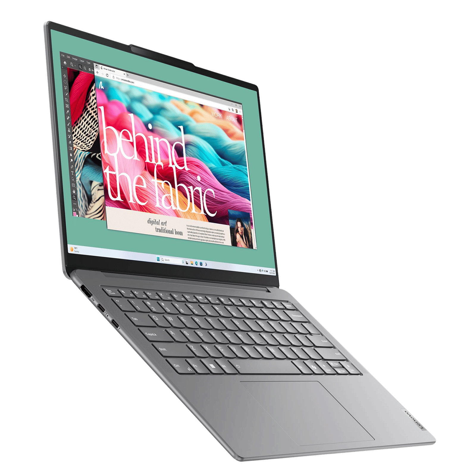 Lenovo Yoga Slim 7 14IMH9 Intel Core Ultra 7 Thin & Light Laptop (32GB, 1TB SSD, Windows 11 Home, 14 inch WUXGA OLED Display, MS Office Home 2024, Luna Grey, 1.39 KG) Lenovo Yoga Slim 7 14IMH9 Intel Core Ultra 7 Thin & Light Laptop (32GB, 1TB SSD, Windows 11 Home, 14 inch WUXGA OLED Display, MS Office Home 2024, Luna Grey, 1.39 KG)_13