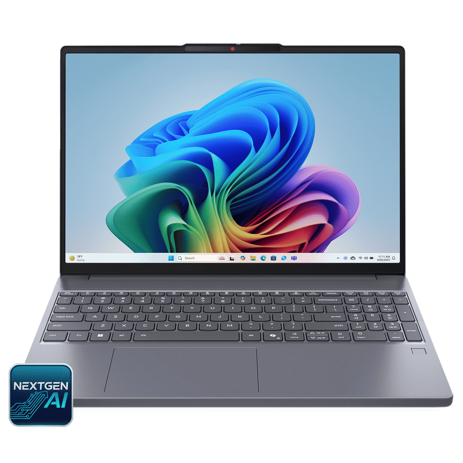 Lenovo IdeaPad Slim 3 15Q8X10 Qualcomm Snapdragon X Thin & Light Laptop (16GB, 512GB SSD, Windows 11 Home, 15.3 inch WUXGA Display, MS Office Home 2024, Luna Grey, 1.55 KG)_1