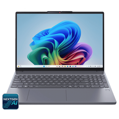 Lenovo IdeaPad Slim 3 15Q8X10 Qualcomm Snapdragon X Thin & Light Laptop (16GB, 512GB SSD, Windows 11 Home, 15.3 inch WUXGA Display, MS Office Home 2024, Luna Grey, 1.55 KG)